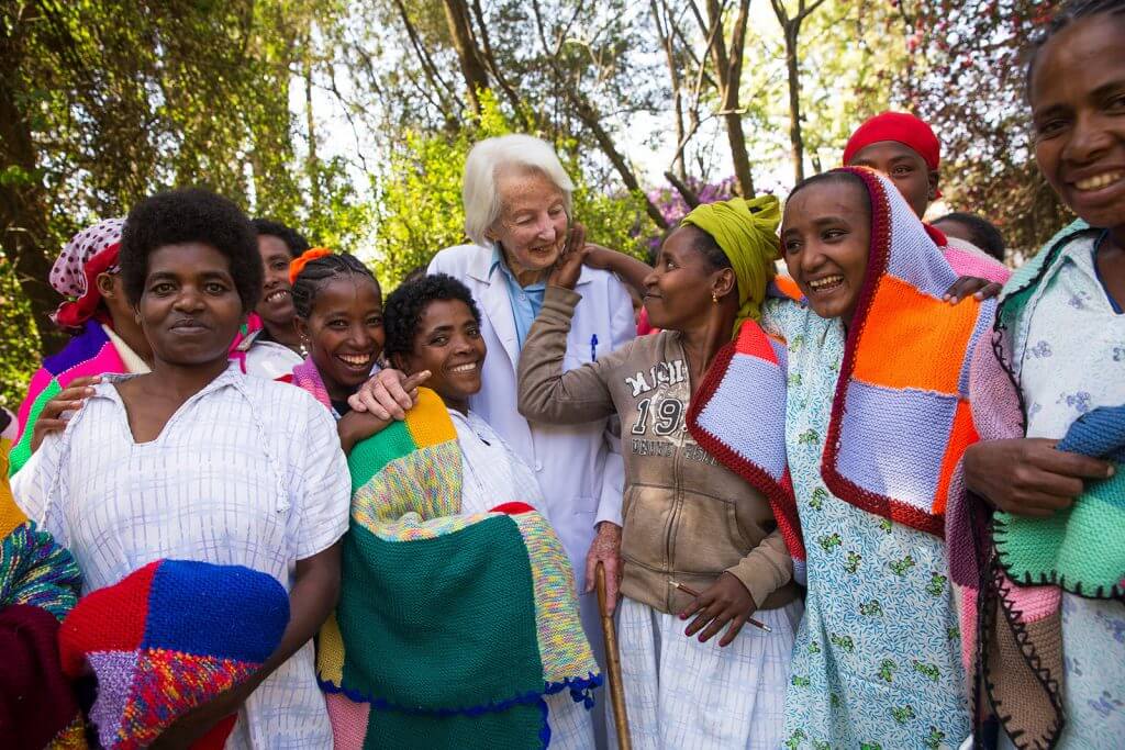 Patients with Dr. Catherine Hamlin